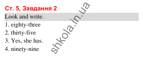 Відповідь до завдання 2, сторінка 5 (Module 1. Welcome!) - ГДЗ Робочий зошит Англійська мова 3 клас Мітчелл 2025