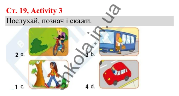 Відповідь до завдання Activity 3, сторінка 19 (Module 2. Every day) - ГДЗ Англійська мова 3 клас Мітчелл 2025