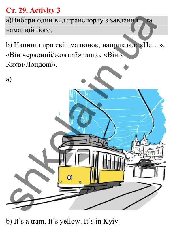 Відповідь до завдання Activity 3, сторінка 29 (Module 2. Every day) - ГДЗ Англійська мова 3 клас Мітчелл 2025