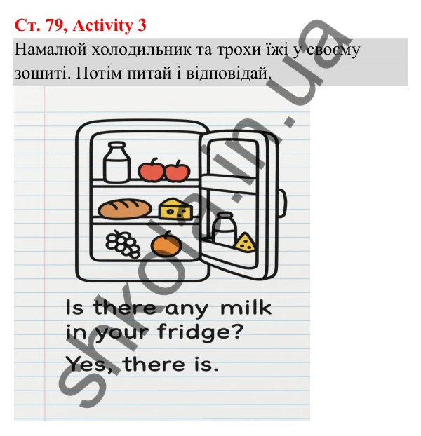 Відповідь до завдання Activity 3, сторінка 79 (Module 6. Food, please!) - ГДЗ Англійська мова 3 клас Мітчелл 2025