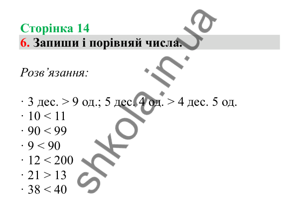 Урок 2, завдання № 6, сторінка 14 — ГДЗ Математика 3 клас Гісь 2025 частина 1