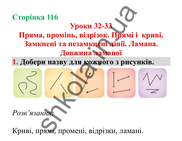 Урок 32-33, завдання № 1, сторінка 116 — ГДЗ Математика 3 клас Гісь 2025 частина 1