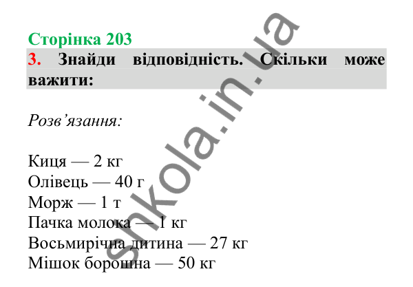 Урок 125, завдання № 3, сторінка 203 — ГДЗ Математика 3 клас Гісь 2025 частина 2