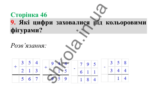 Урок 78, завдання № 9, сторінка 46 — ГДЗ Математика 3 клас Гісь 2025 частина 2
