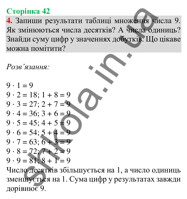 Відповідь до завдання 4 на сторінці 42 — ГДЗ Математика 3 клас Скворцова 2025 частина 1