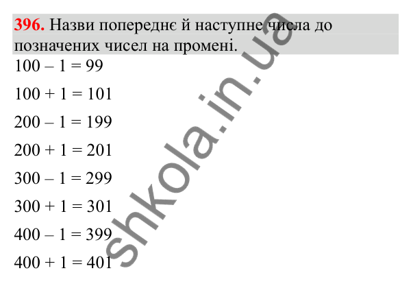 Відповідь до завдання № 396, сторінка 98 - ГДЗ Математика 3 клас Заїка 2025 частина 1