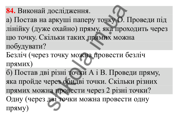 Відповідь до завдання № 84, сторінка 20 - ГДЗ Математика 3 клас Заїка 2025 частина 1