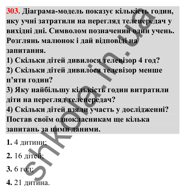 Завдання № 303 Завдання № 303 — ГДЗ Математика 3 клас Листопад 2025 частина 1