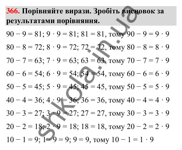 Завдання № 366 Завдання № 366 — ГДЗ Математика 3 клас Листопад 2025 частина 1