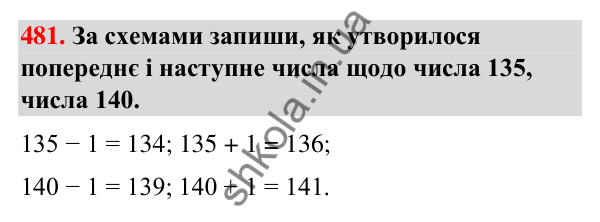 Завдання № 481 Завдання № 481 — ГДЗ Математика 3 клас Листопад 2025 частина 1