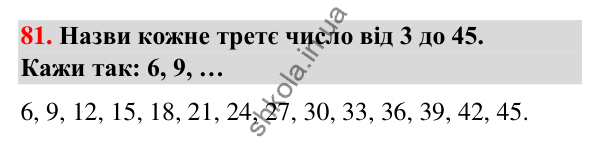 Завдання № 81 Завдання № 81 — ГДЗ Математика 3 клас Листопад 2025 частина 1