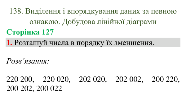 Відповідь до завдання 1, сторінка 127 - ГДЗ Математика 4 клас Богданович 2026 частина 2