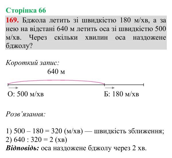 Завдання № 169 Відповідь до завдання № 169, сторінка 66 - ГДЗ Математика 4 клас Гісь 2026 частина 2