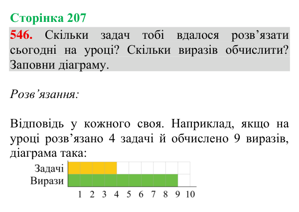 Відповідь до завдання № 546, сторінка 207 - ГДЗ Математика 4 клас Гісь 2026 частина 2