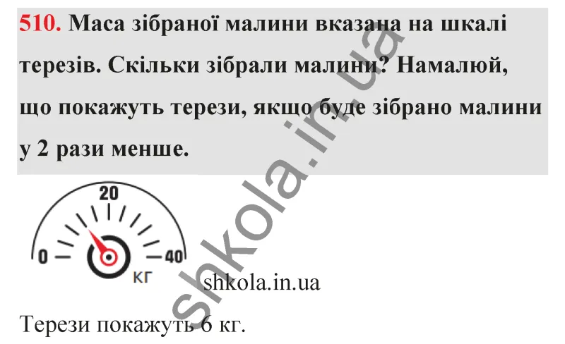 Відповідь до завдання № 510 - ГДЗ Математика 5 клас Бевз 2022