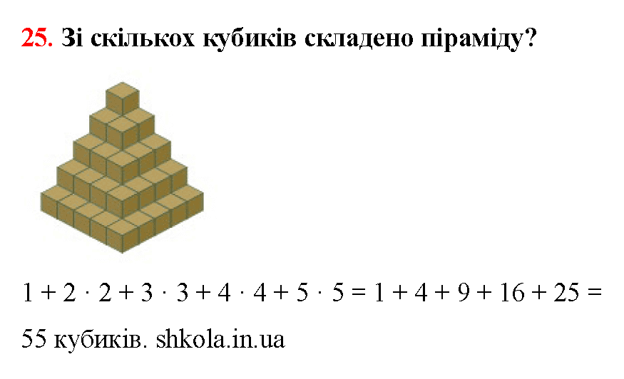 Відповідь до завдання № 25 - ГДЗ Математика 5 клас Бевз 2022