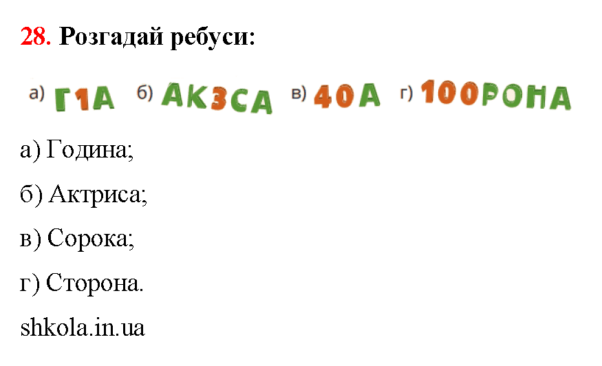 Відповідь до завдання № 28 - ГДЗ Математика 5 клас Бевз 2022