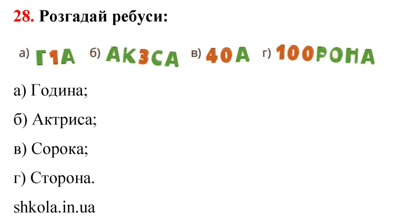 Відповідь до завдання № 28 - ГДЗ Математика 5 клас Бевз 2022