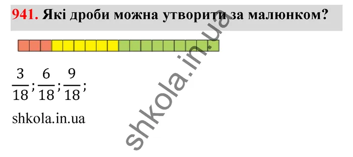 Відповідь до завдання № 941 - ГДЗ Математика 5 клас Бевз 2022