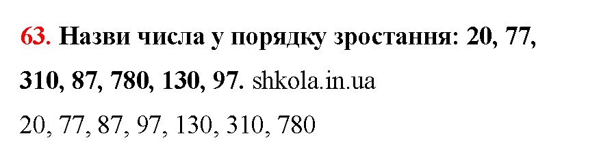 Відповідь до завдання № 63 - ГДЗ Математика 5 клас Бевз 2022