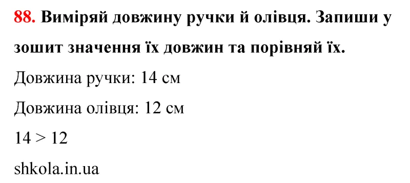 Відповідь до завдання № 88 - ГДЗ Математика 5 клас Бевз 2022