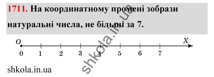 Відповідь до завдання № 1711 - ГДЗ Математика 5 клас Бевз 2022