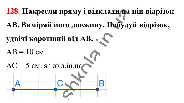 Завдання № 128 Відповідь до завдання № 128 - ГДЗ Математика 5 клас Бевз 2022