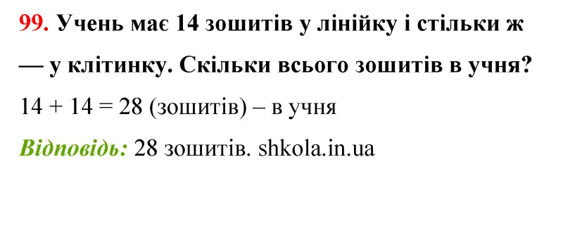 Відповідь до завдання № 99 - ГДЗ Математика 5 клас Бевз 2022