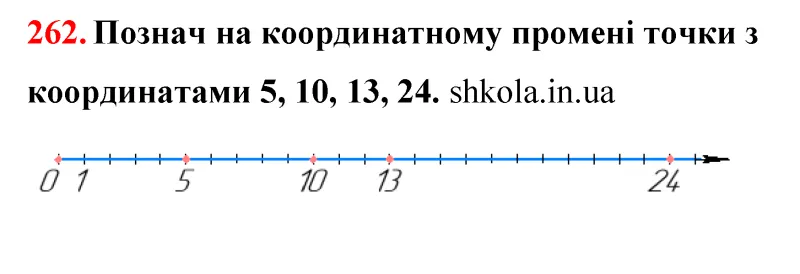 Відповідь до завдання № 262 - ГДЗ Математика 5 клас Бевз 2022