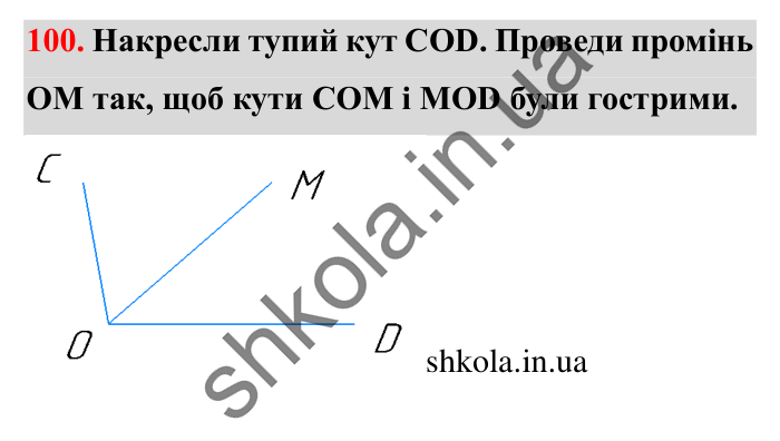 Завдання № 100 Відповідь до завдання № 100 - ГДЗ Математика 5 клас Істер 2022