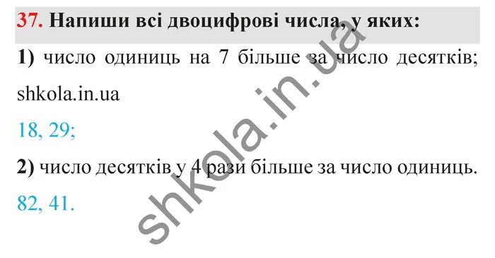 Відповідь до завдання № 37 - ГДЗ Математика 5 клас Істер 2022