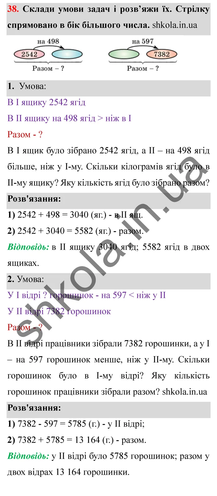 Відповідь до завдання № 38 - ГДЗ Математика 5 клас Істер 2022