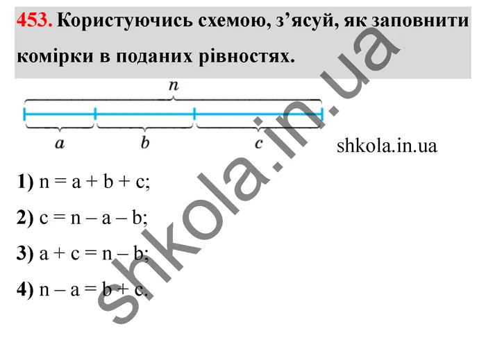Відповідь до завдання № 453 - ГДЗ Математика 5 клас Істер 2022