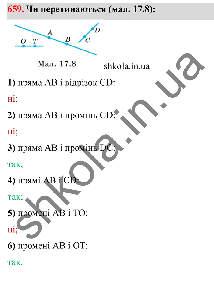 Відповідь до завдання № 659 - ГДЗ Математика 5 клас Істер 2022
