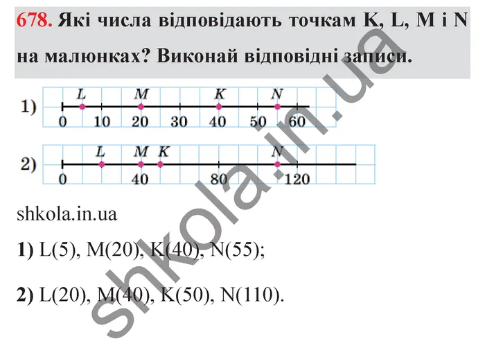 Відповідь до завдання № 678 - ГДЗ Математика 5 клас Істер 2022