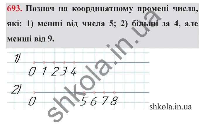 Відповідь до завдання № 693 - ГДЗ Математика 5 клас Істер 2022