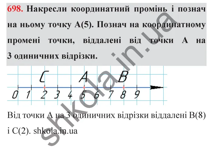 Відповідь до завдання № 698 - ГДЗ Математика 5 клас Істер 2022
