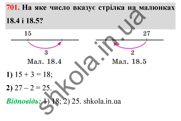 Відповідь до завдання № 701 - ГДЗ Математика 5 клас Істер 2022