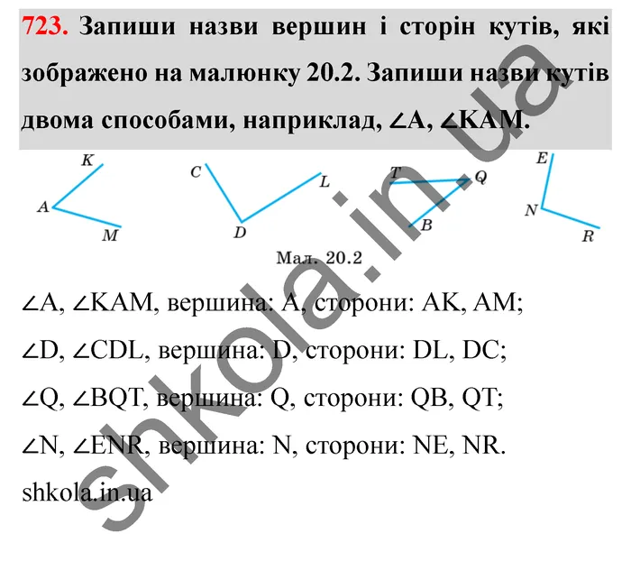 Відповідь до завдання № 723 - ГДЗ Математика 5 клас Істер 2022
