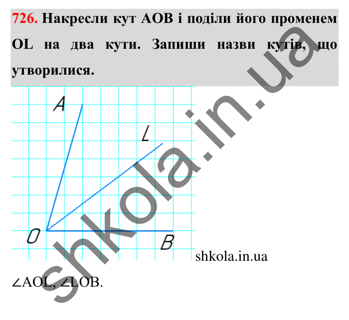Завдання № 726 Відповідь до завдання № 726 - ГДЗ Математика 5 клас Істер 2022