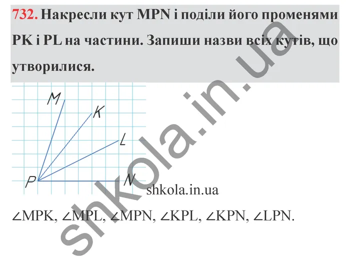 Відповідь до завдання № 732 - ГДЗ Математика 5 клас Істер 2022