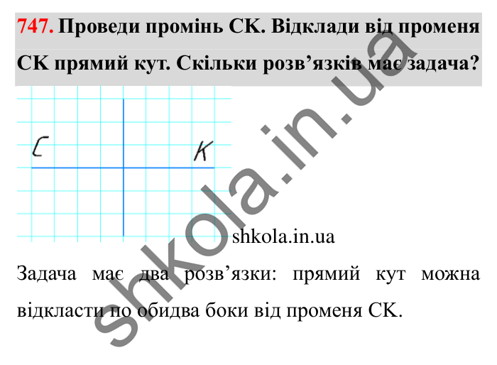 Завдання № 747 Відповідь до завдання № 747 - ГДЗ Математика 5 клас Істер 2022