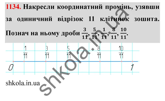 Відповідь до завдання № 1134 - ГДЗ Математика 5 клас Істер 2022