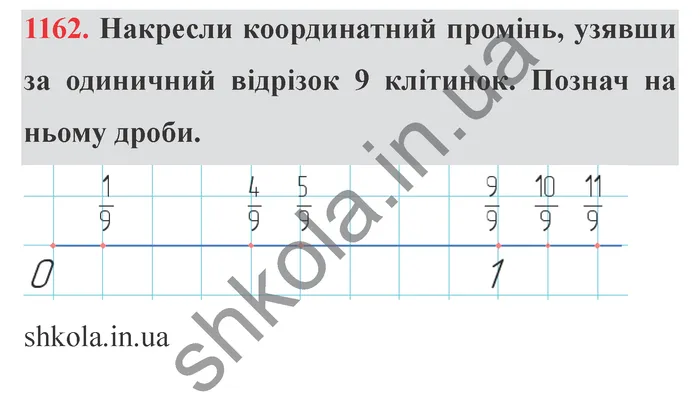 Відповідь до завдання № 1162 - ГДЗ Математика 5 клас Істер 2022
