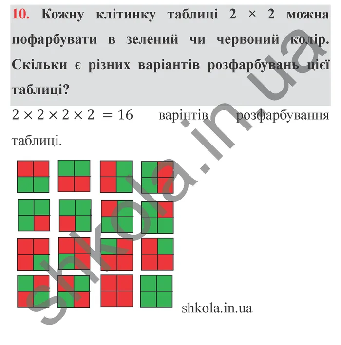 Відповідь до завдання № 10 Додаткові теми - ГДЗ Математика 5 клас Істер 2022