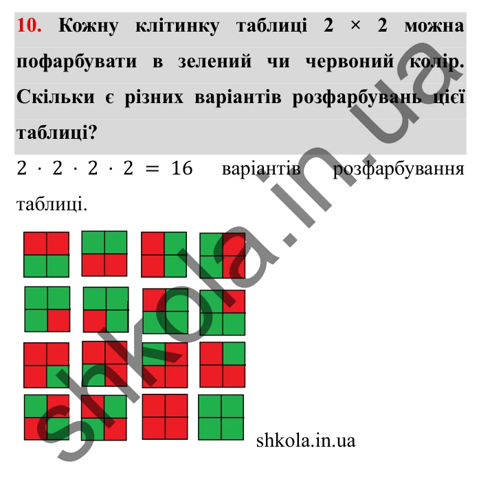 Завдання № 10 Відповідь до завдання № 10 Додаткові теми - ГДЗ Математика 5 клас Істер 2022