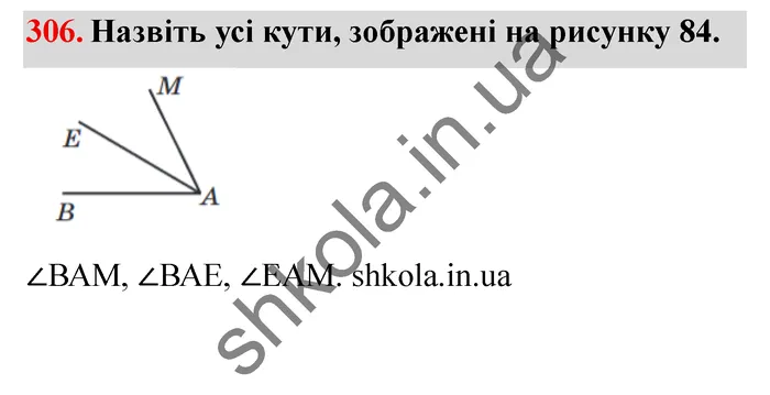 Завдання № 306 Відповідь до завдання № 306 - ГДЗ Математика 5 клас Мерзляк 2022