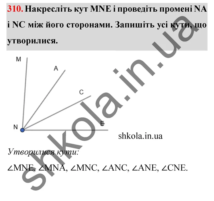 Відповідь до завдання № 310 - ГДЗ Математика 5 клас Мерзляк 2022