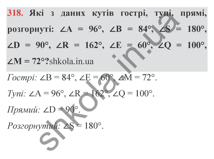Завдання № 318 Відповідь до завдання № 318 - ГДЗ Математика 5 клас Мерзляк 2022