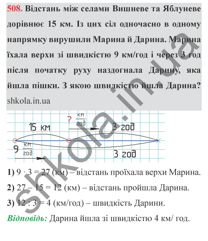 Завдання № 508 Відповідь до завдання № 508 - ГДЗ Математика 5 клас Мерзляк 2022